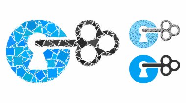 Raggy Ögelerinin Gizli Anahtar Bileşimi Simgesi