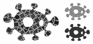 Bakteri Bileşimi Ani Parçaların Simgesi