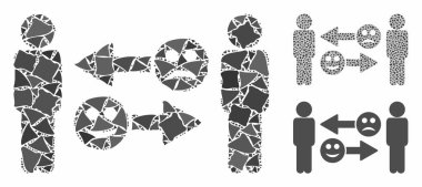 Duygusal değişim insanları Humpy Elementlerinin Mozaik Simgesi