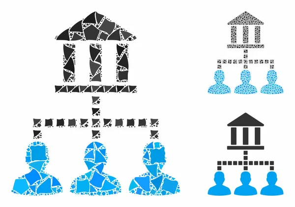 Banka istemcileri Düzenlenmemiş Ögelerin Kompozisyon Simgesi