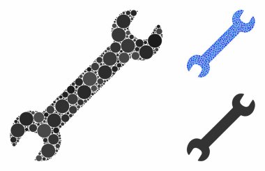 Küresel Ögelerin Mozaik Simgesini Anahtarla