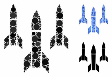 Füze Bileşimi Çember Noktalarının Simgesi