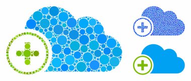 Çember Noktalarının Bulut Bileşimi Simgesi Ekle