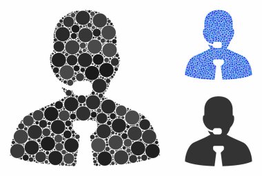 Support Operator Composition Icon of Circles