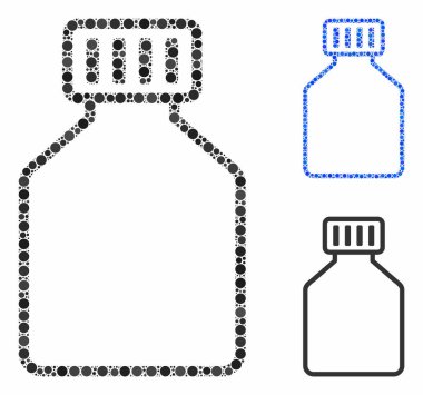 Çember Noktalarının Şişe Bileşimi Simgesi