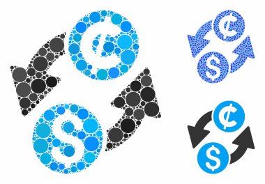 Çember Noktalarının Dolar Cent Beste Simgesi