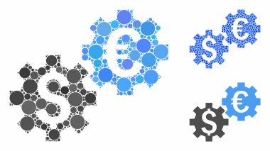 Çember Noktalarının Finansal Mekanik Bileşimi Simgesi