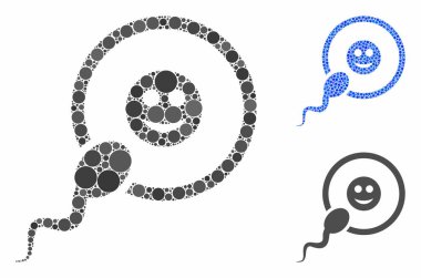 Mutlu Döllenme Kompozisyonu Çember Noktalarının Simgesi