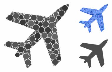 Çember Noktaların Uçak Bileşimi Simgesi