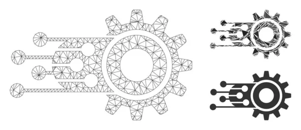 Desenho de construção de máquinas. carro motor em um branco • adesivos para  a parede vetor, ciência, educação