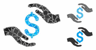 Dolar bakımı elleri Humpy Pieces 'ın kompozisyon simgesi