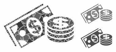 Dolar Nakit Bileşimi Tüberküloz Parçalarının Simgesi