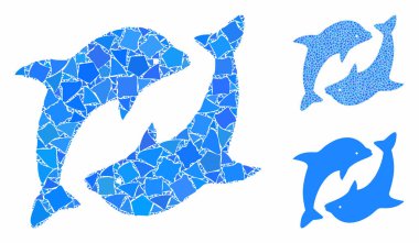 Engebeli Parçaların Dolphins Bileşimi Simgesi