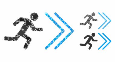 Tümsek elementlerin Mozaik Simgesinden çıkış yönü