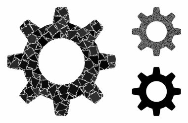 Olaysız Parçaların Tekerlek Bileşimi Simgesi