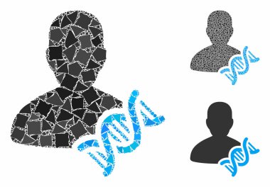 Genetik Dna Bileşimi Unneven Elementlerinin Simgesi