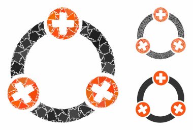 Rugged Pieces 'ın Tıbbi İşbirliği Kompozisyon Simgesi