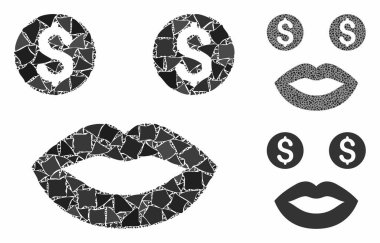 Ragged Parts 'ın Fahişe Gülümseyen Mozaik Simgesi