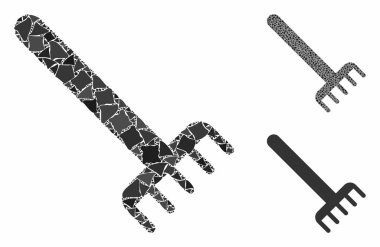 Düzensiz Ögelerin Tırmık Bileşimi Simgesi