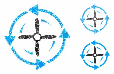 Dönüşü boş ver Humpy Elementlerinin Mozaik Simgesini