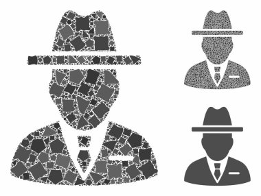 Ragged Part 'ın Casus Kişisi Mozaik Simgesi