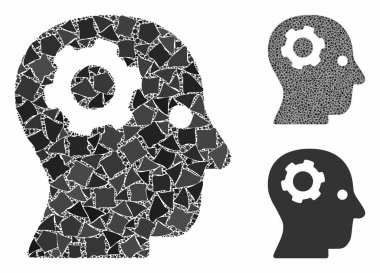 Düşünme Vites Bileşimi Sert Elementlerin Simgesi