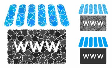 Titreşimli Parçaların Web Depolama Bileşimi Simgesi