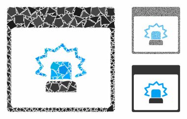 Ragged Parts 'ın Takvim Sayfası Düzenleme Simgesini UyarName