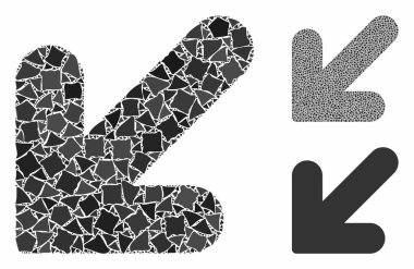 Sol aşağı ok Humpy Pieces 'ın Kompozisyon Simgesi