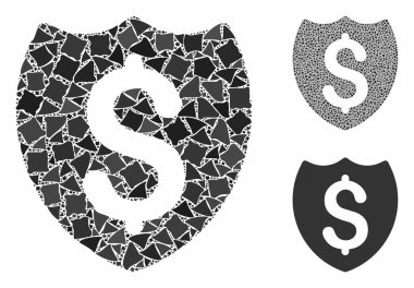 Banka Sigorta Bileşimi Unequal Elementlerin Simgesi