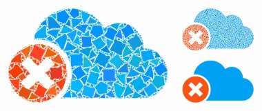 Düzensiz Ögelerin Mozaik Simgesini Kapat