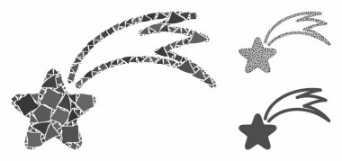 Kayan yıldız bileşimi Humpy Pieces Simgesi