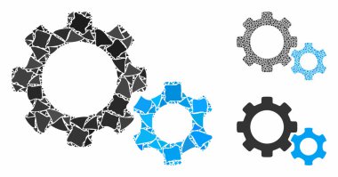 Titrek Parçaların Dişli Bileşimi Simgesi