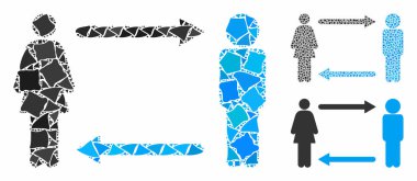 Man exchange woman Composition Icon of Tremulant Elements