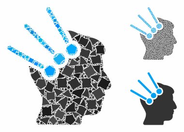 Sinir arayüzü bağlantıları Tremulant Parçalarının Mozaik Simgesi
