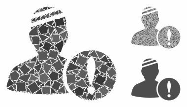 Hasta problemi Humpy Pieces Mozaik Simgesi