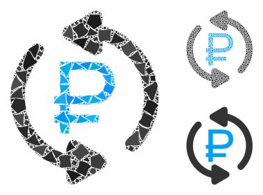 Ragged Pieces Mozaik Simgesini Tazele