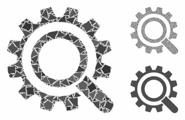 Arama seçenekleri Tampon Parçalarının Mozaik Simgesi