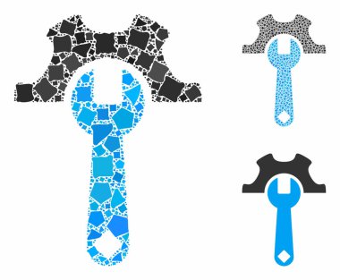 Tümsek Ögelerinin Mozaik Simgesi