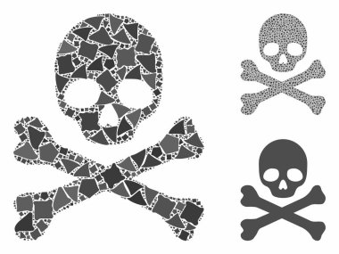 Skull and crossbones Composition Icon of Tremulant Pieces