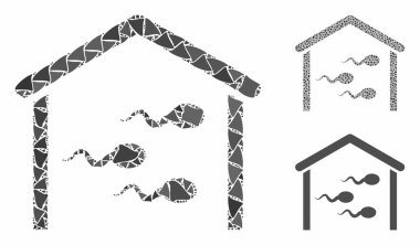 Tüberöz Parçaların Sperm Bankası Kompozisyon Simgesi