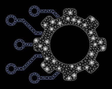 Işık Lekeleri ile Parlayan Kablo Çerçevesi Dijital Şanzıman