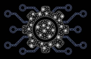 Işıklı Parlak Ağ Elektronik Şanzıman Tekerleği