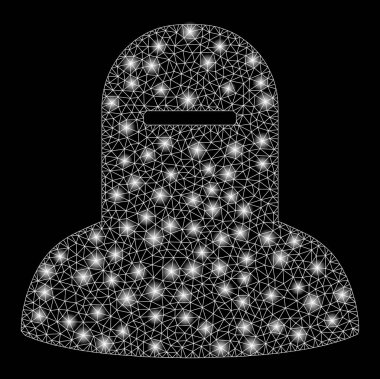 Fişek Kablosu İslami Başörtüsü Fişek Benekli