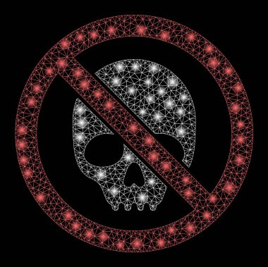 Alevli Kafatası Olmayan Ağ Ağı