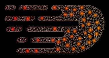 Flaş Noktalarıyla Parlak Ağ Hızı Bolide