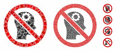 Tüberküloz Parçalarının Yapay Zeka Mozaik Simgesi Yok