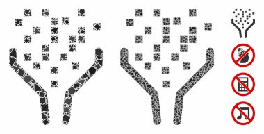 Raggy Pieces 'ın Veri İşleme hunisi Bileşimi Simgesi