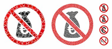 Avro fonu yok Raggy Parça Mozaik Simgesi