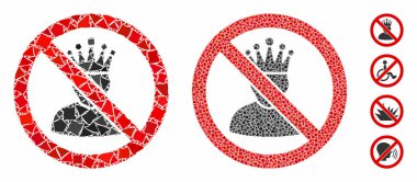 Olmayan Ögelerin Kral Mozaik Simgesi Yok